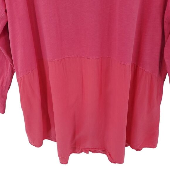 Soft Surroundings Pink Button Down Dress Tunic - Picture 7 of 9